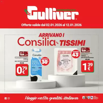 Volantino Supermercati Gulliver (valido fino al 12-01)