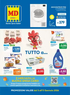 Volantino MD Discount (valido fino al 11-01)