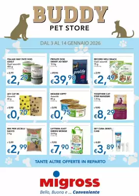 Volantino Migross Superstore (valido fino al 14-01)