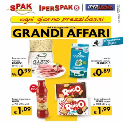 Volantino Spak Supermercati (valido fino al 14-01)