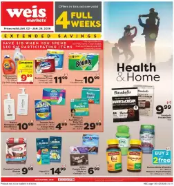 Weis Markets weekly ad Page 1