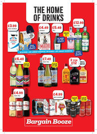 Bargain Booze leaflet Page 1