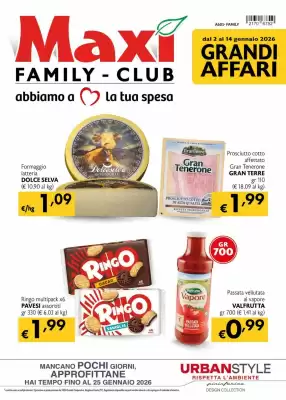 Volantino Maxi Family (valido fino al 14-01)