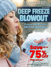 Fabricland flyer Page 1