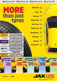Jax Tyres catalogue Page 1