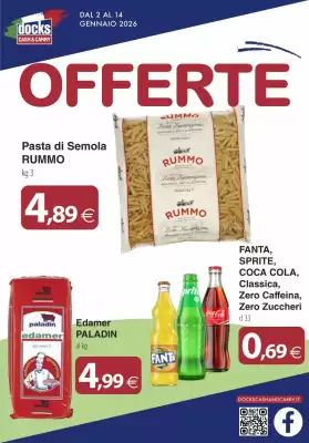 Volantino Docks Cash&Carry (valido fino al 14-01)
