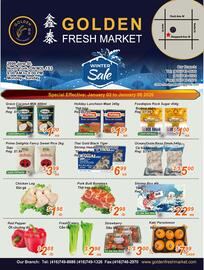 Golden Fresh Market flyer week 1 Page 1