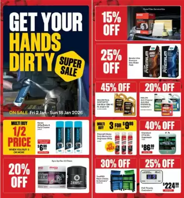 SuperCheap Auto catalogue (valid until 18-01)
