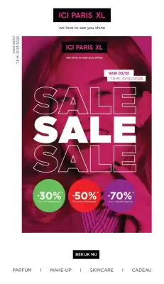 ICI PARIS XL folder (geldig t/m 31-01)