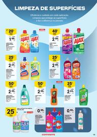 Folheto Continente | Limpeza do Lar Página 13
