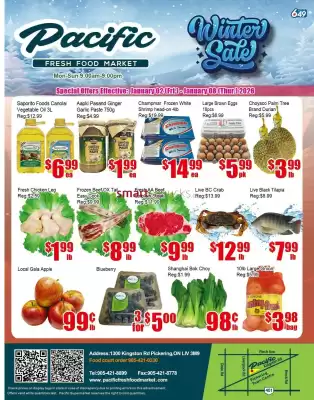 New Pacific Supermarket flyer (valid until 8-01)