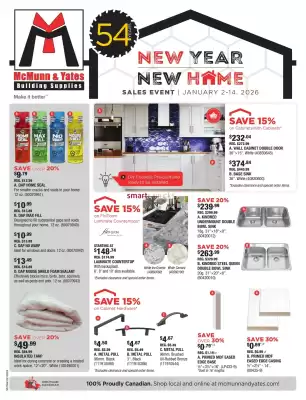 McMunn & Yates Building Supplies flyer (valid until 14-01)