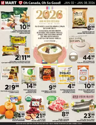 H-Mart flyer (valid until 8-01)