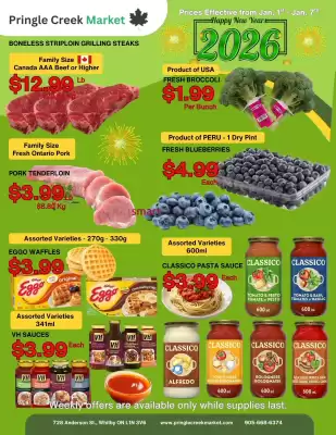 Pringle Creek Market flyer (valid until 7-01)