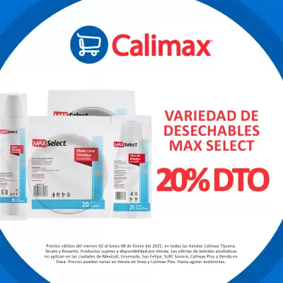 Folleto Calimax (válido hasta 8-01)
