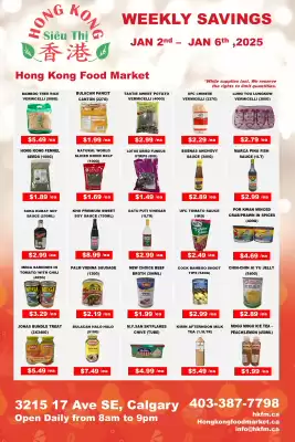 Hong Kong Food Market weekly ad (valid until 6-01)