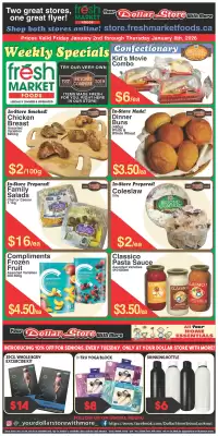 Fresh Market Foods flyer (valid until 8-01)