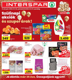 Interspar akciós újság hét 1 Oldal 1