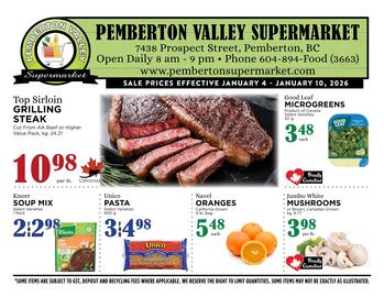 Pemberton Valley Supermarket flyer week 2 Page 1