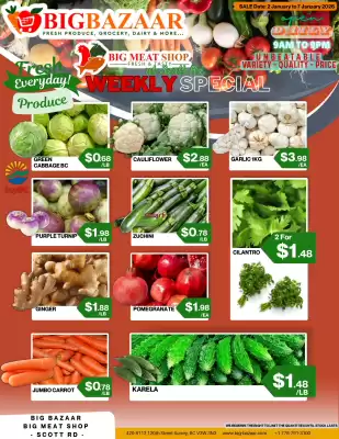 Big Bazaar Canada flyer (valid until 7-01)