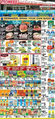 Pioneer Supermarkets weekly ad (valid until 8-01)
