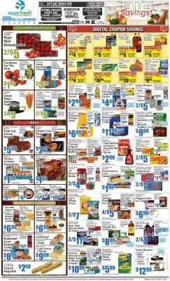 Super Fresh weekly ad (valid until 8-01)