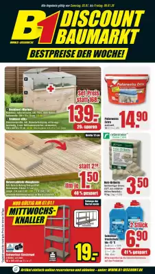B1 Discount Baumarkt Prospekt (gültig bis 10-01)