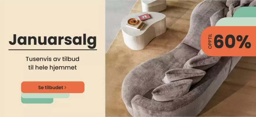 A-Møbler kundeavis (gyldig til 31-01)