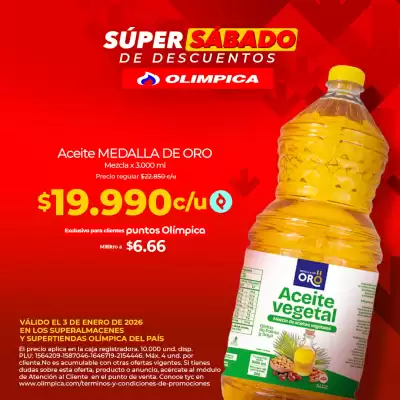 Catálogo Olímpica (válido hasta 3-01)