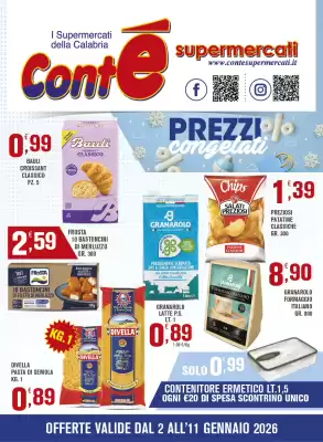 Volantino Conté Supermercati (valido fino al 11-01)