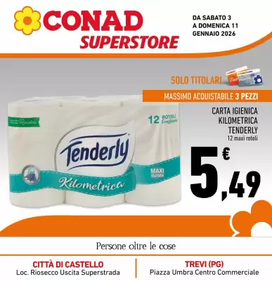 Volantino Conad Superstore (valido fino al 11-01)