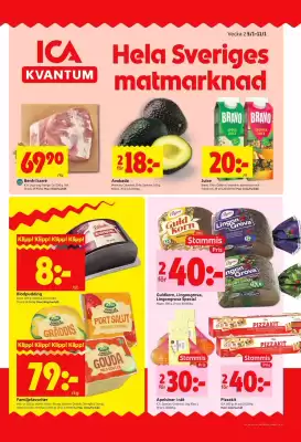 ICA Kvantum reklamblad (giltig till och med 11-01)