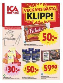 ICA Nära reklamblad vecka 2 Sida 1