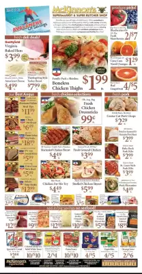 McKinnon's Supermarkets weekly ad (valid until 8-01)