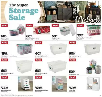Michaels weekly ad (valid until 10-01)