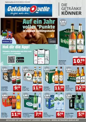 Getränke Quelle Prospekt (gültig bis 17-01)