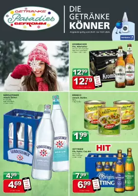 Getränkeparadies Gefromm Prospekt (gültig bis 10-01)