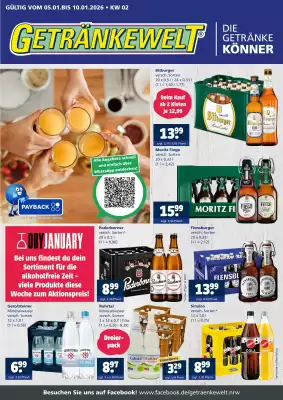Getränkewelt Prospekt (gültig bis 10-01)