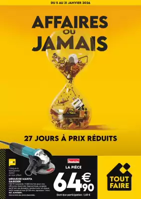 Catalogue Tout faire matériaux (valable jusqu'au 31-01)
