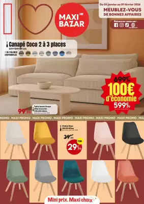 Catalogue Maxi Bazar (valable jusqu'au 1-02)