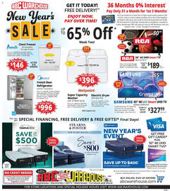ABC Warehouse weekly ad week 2 Page 1
