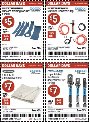 Harbor Freight Tools weekly ad (valid until 15-01)