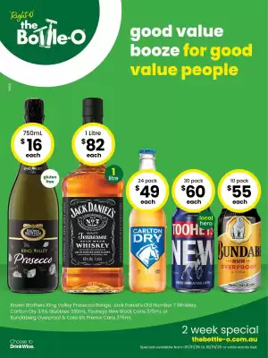 The Bottle O catalogue (valid until 18-01)