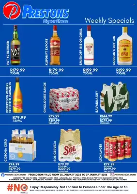 Prestons catalogue (valid until 7-01)