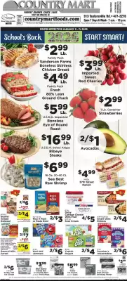 Taylorsville Country Mart weekly ad (valid until 10-01)