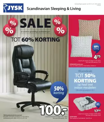 Jysk folder (geldig t/m 18-01)