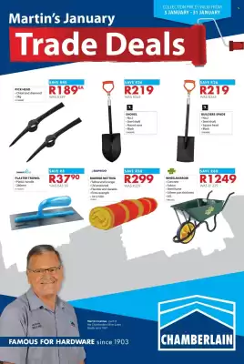 Chamberlain catalogue (valid until 31-01)