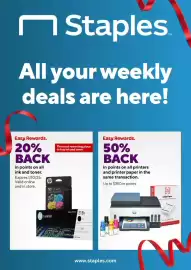 Staples weekly ad Page 1