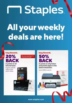 Staples weekly ad (valid until 18-01)