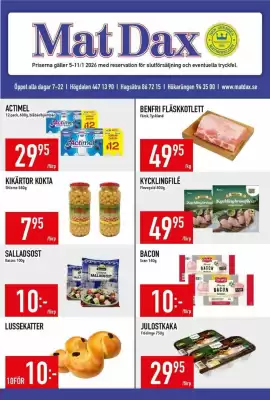 Matdax reklamblad (giltig till och med 11-01)
